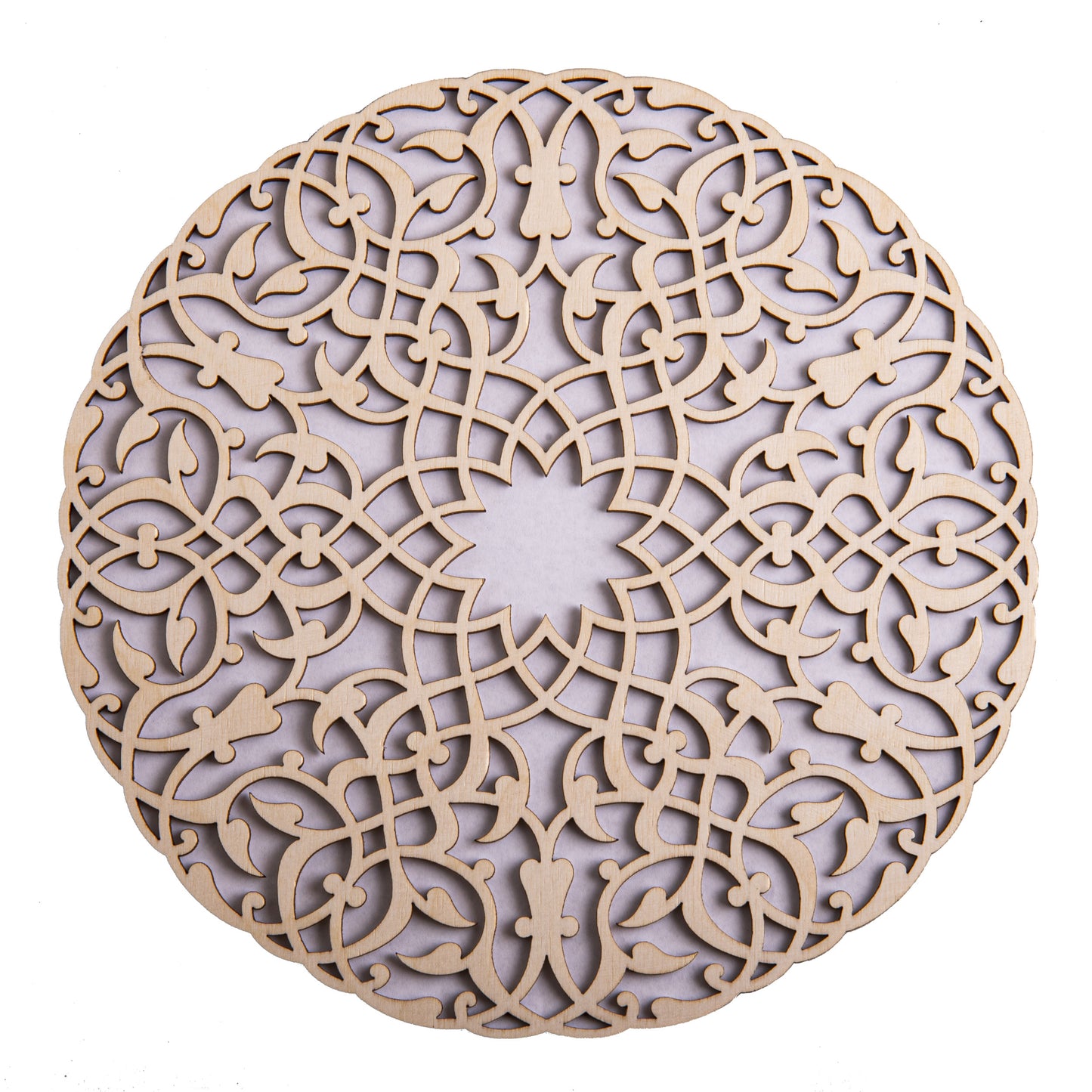 Mandala der Leichtigkeit aus Holz