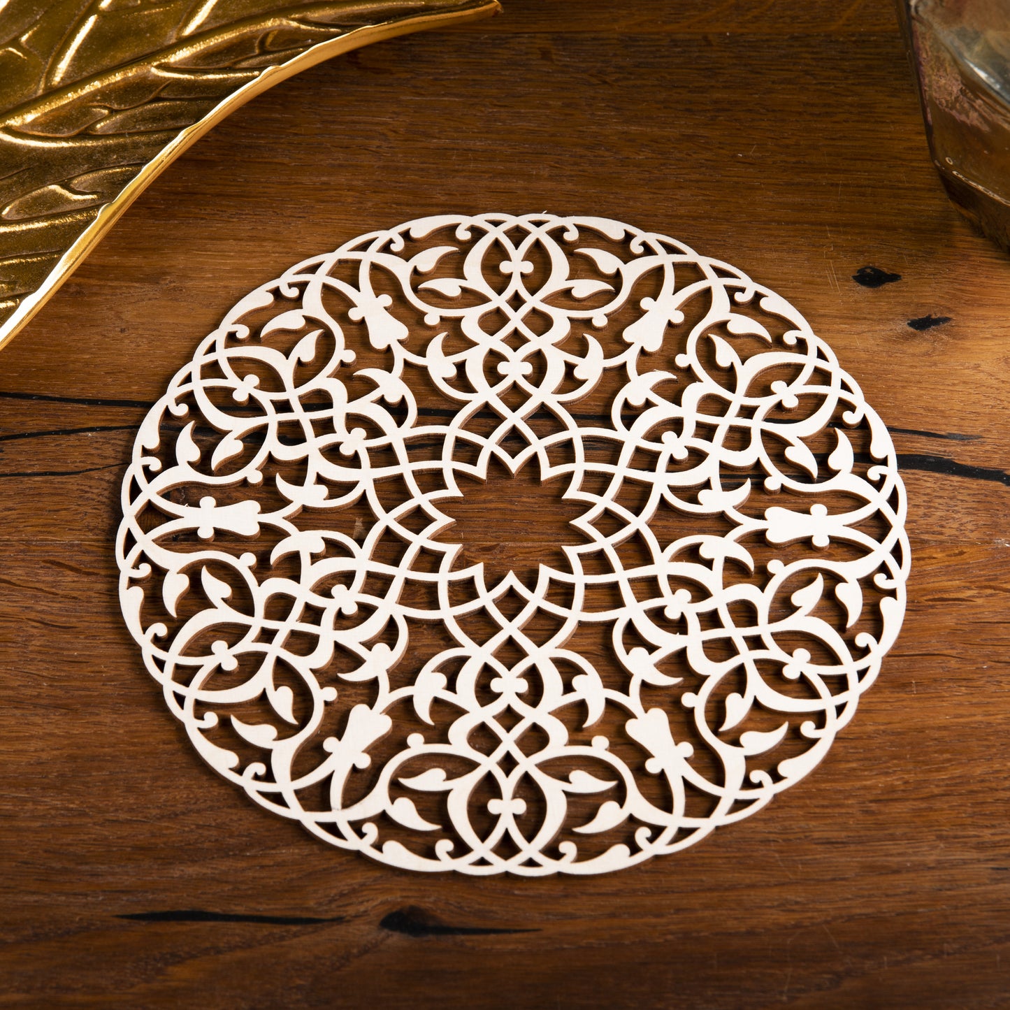 Mandala der Leichtigkeit aus Holz