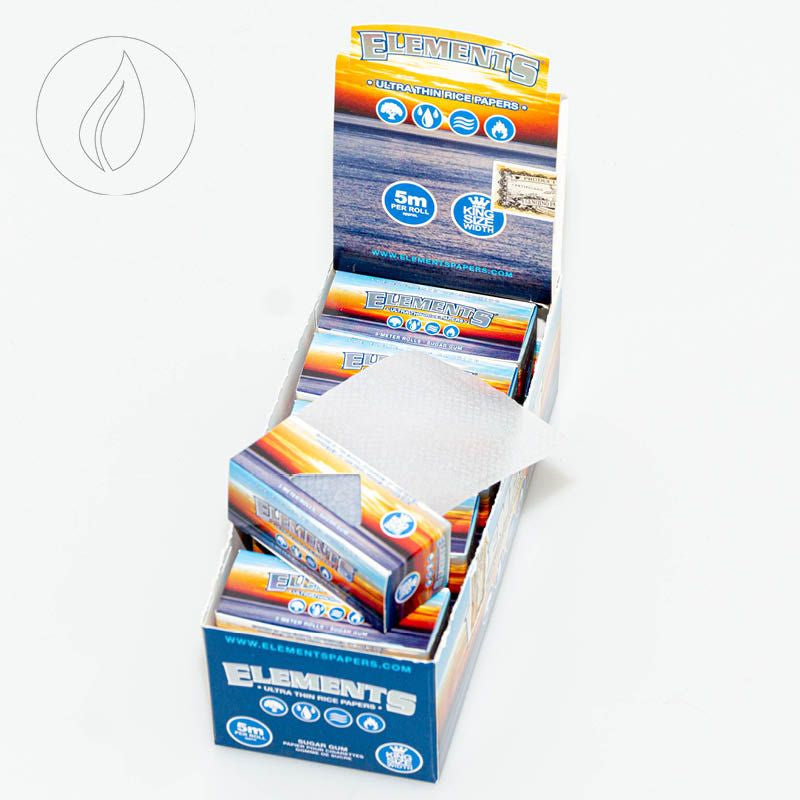 Elements Rolls | King Size Width | Schachtel à 12 Rollen