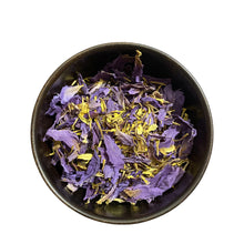 Nymphaea caerulea, Blaue Lotusblume Blüten geschnitten