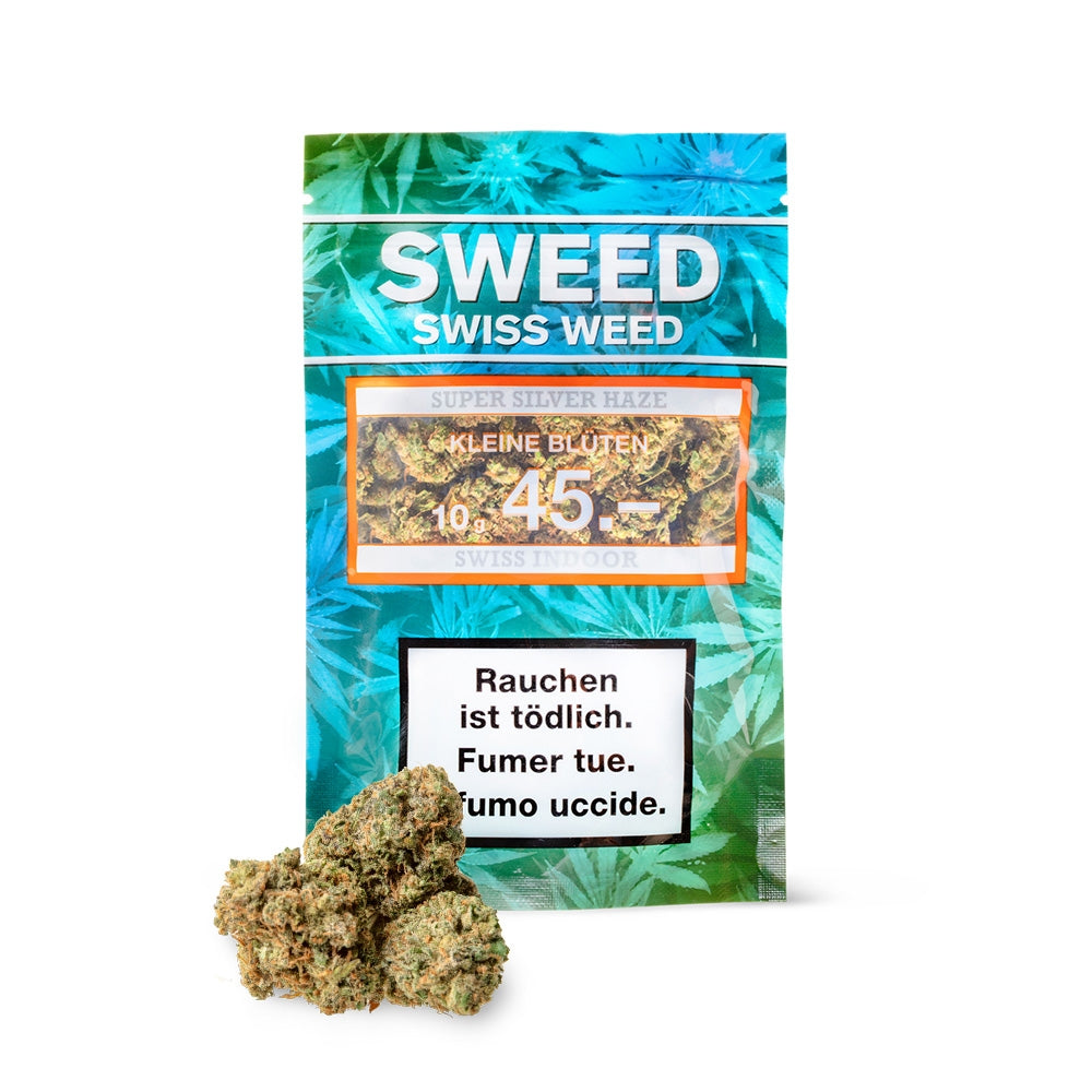 Sweed "Super Silver Haze" - Kleine Blüten - 10g Beutel