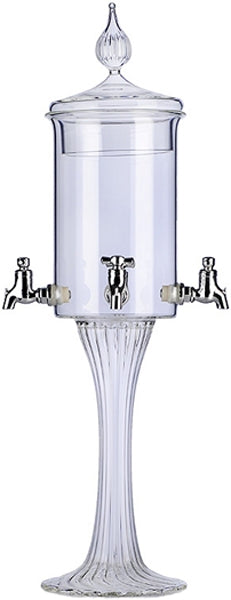 Absinthe Fontäne Glas mit 4 Hähnchen