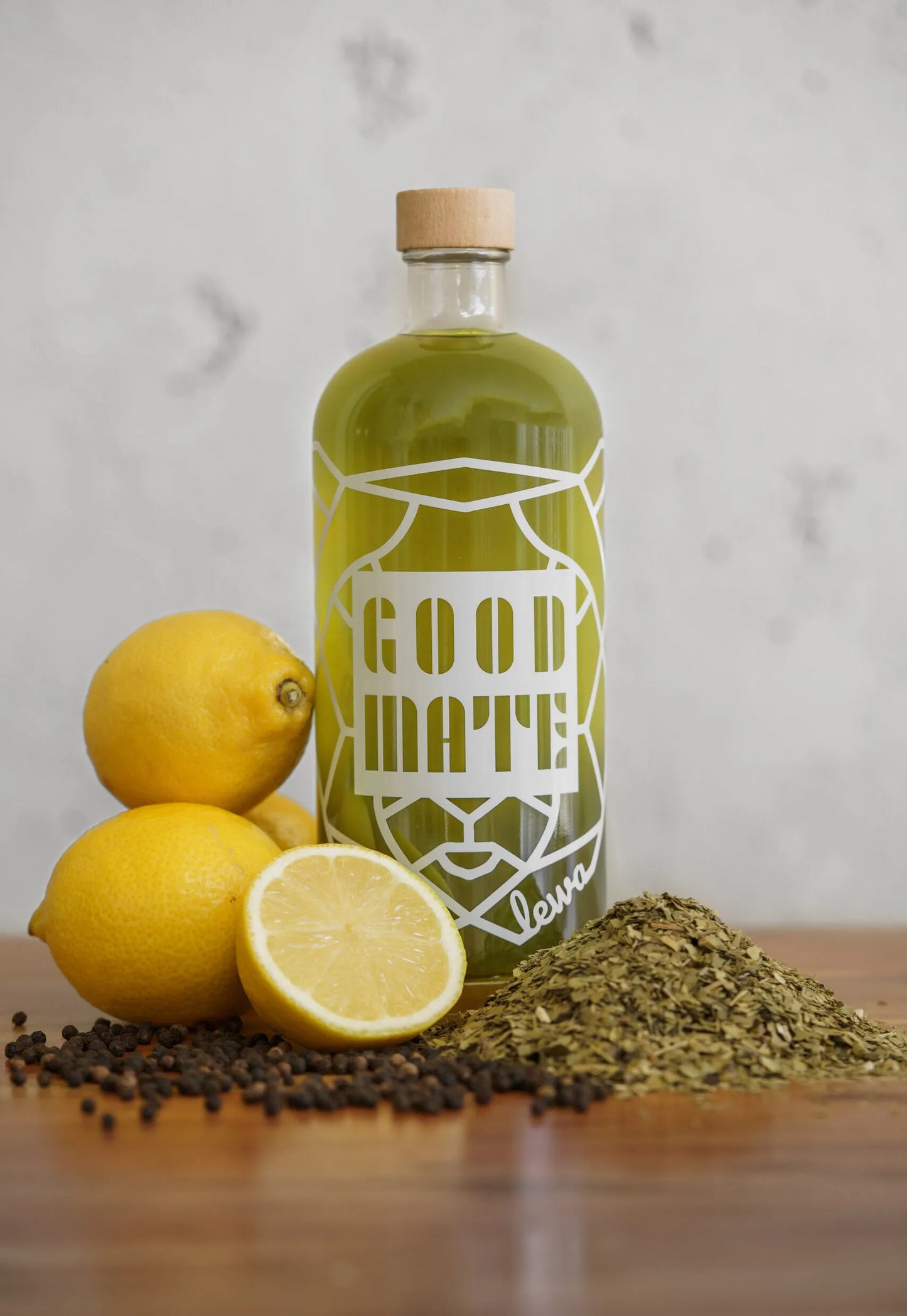 Lewa Spirits | Good Mate | Mate Likör | Beispielbild mit Zutaten