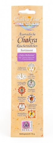 Holy Smokes | Chakra Line | Sortiment "Chakra Meditations" Räucherstäbchen