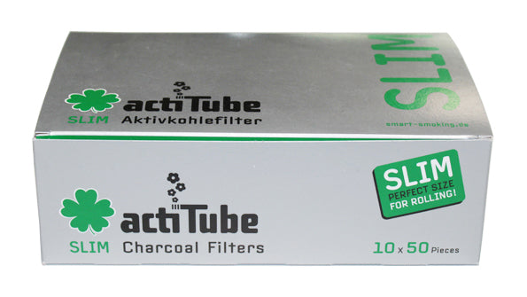actiTube Aktivkohlefilter - Slim (50Stk.)