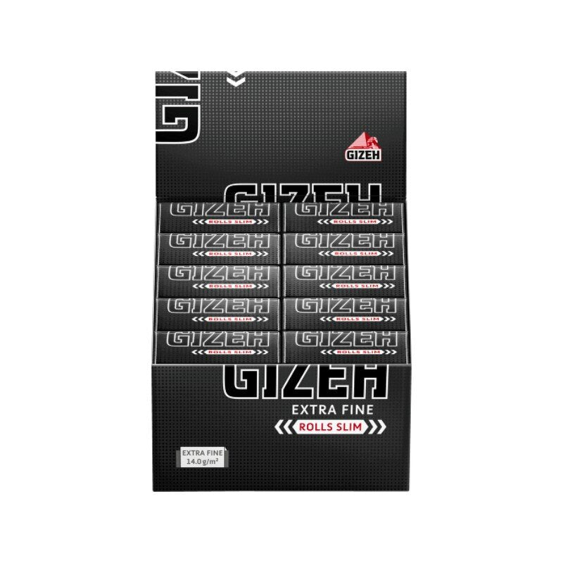 Gizeh Black | Rolls Slim | 20 x 5m Rolle