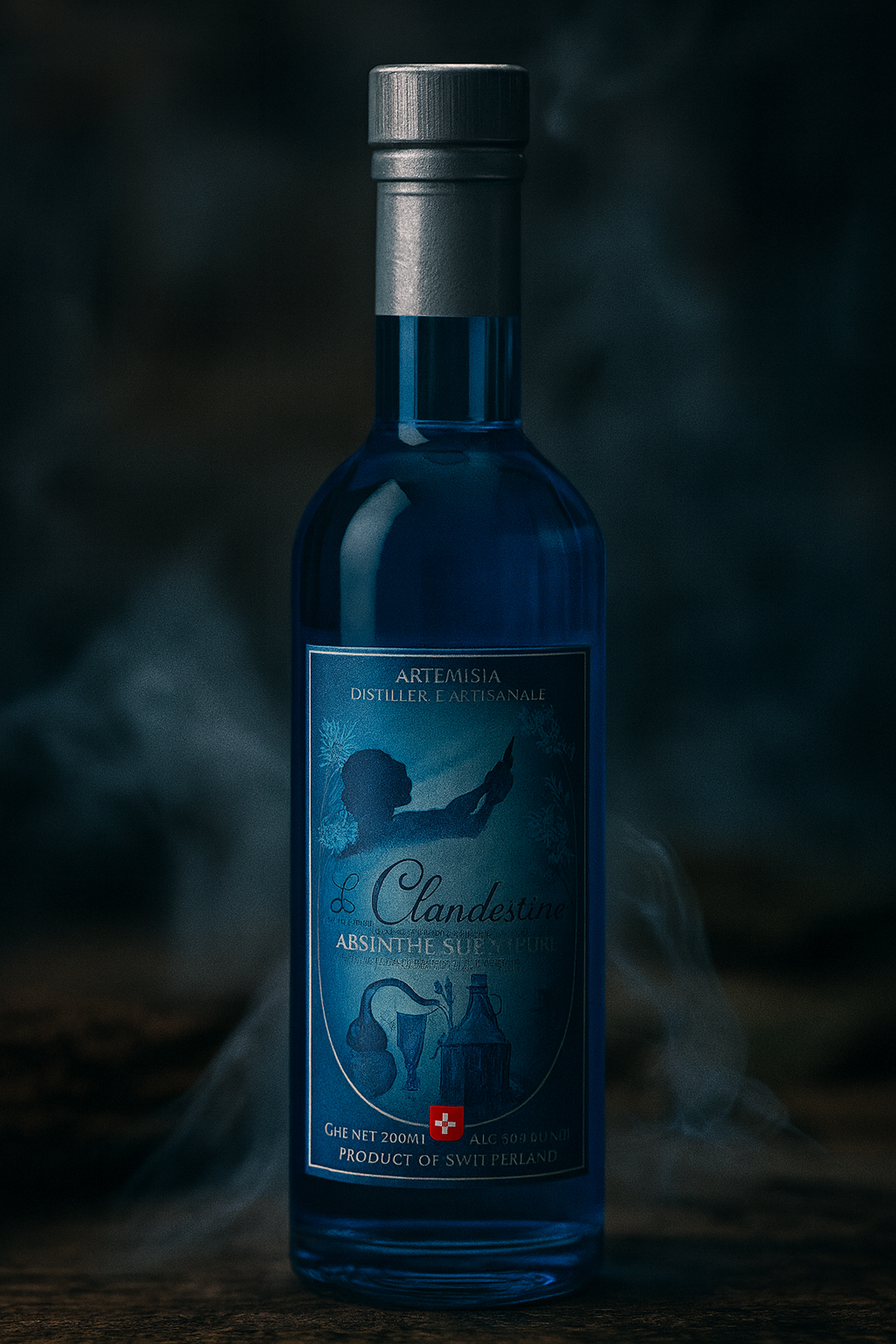 Stimmungsbild La Clandestine Blanche – traditionelle Szene mit Schweizer Kräutern und klassischem Blanche‑Charakter