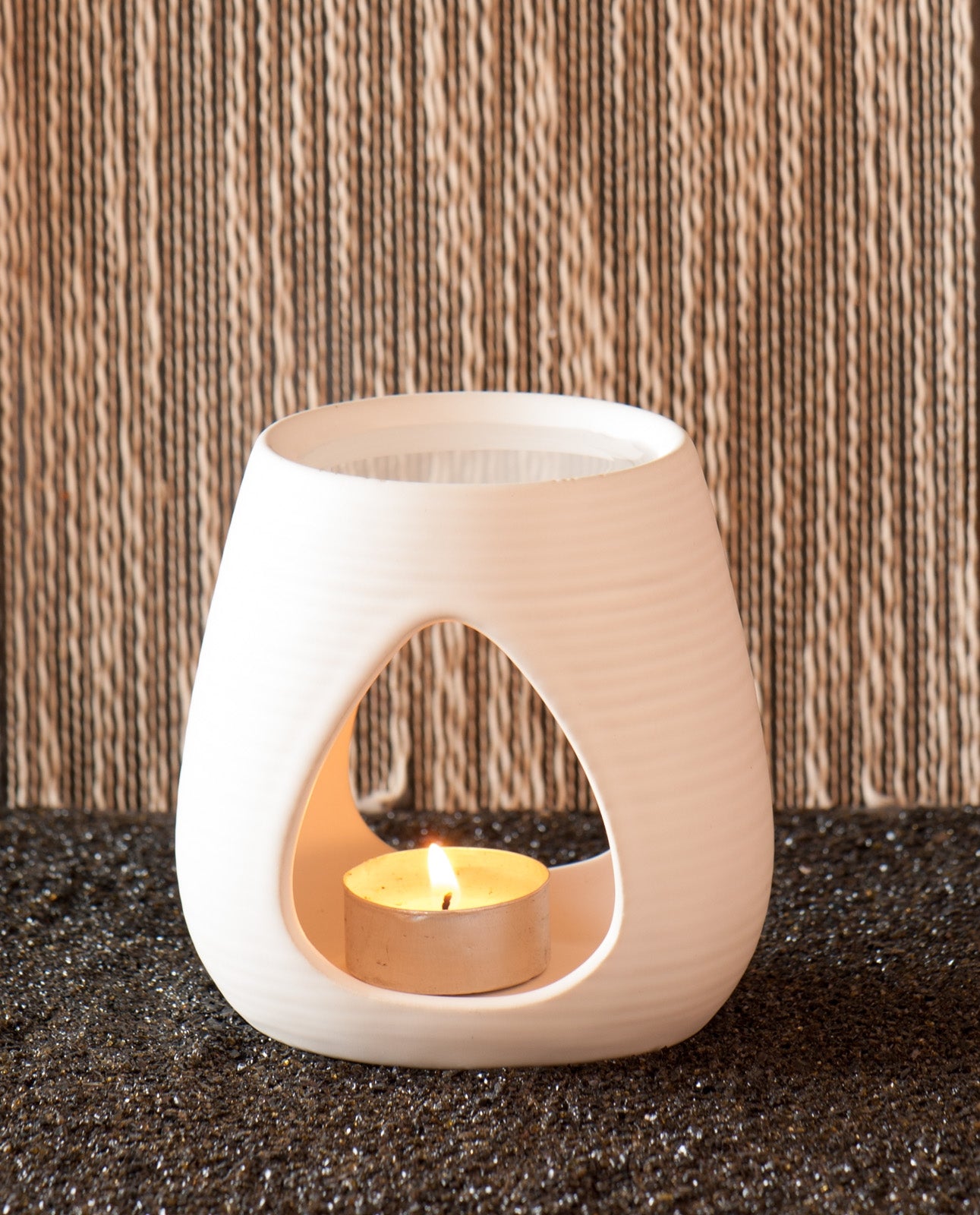 Keramik Duftlampe weiss