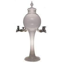 Absinthe Fontäne Glas rund mit 4 Hähnchen