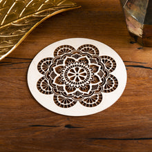 Mandala der Entspannung aus Holz