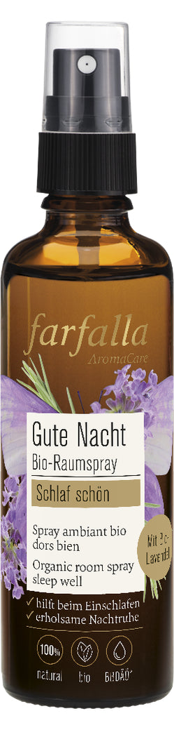 Farfalla Bio-Raumspray - "Schlaf schön - Gute Nacht"