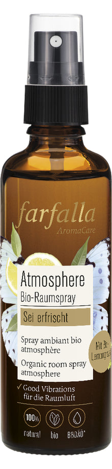 Farfalla Bio-Raumspray - sei erfrischt "Atmosphère"