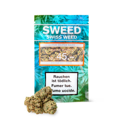 Sweed "Super Silver Haze" - Kleine Blüten - 10g Beutel