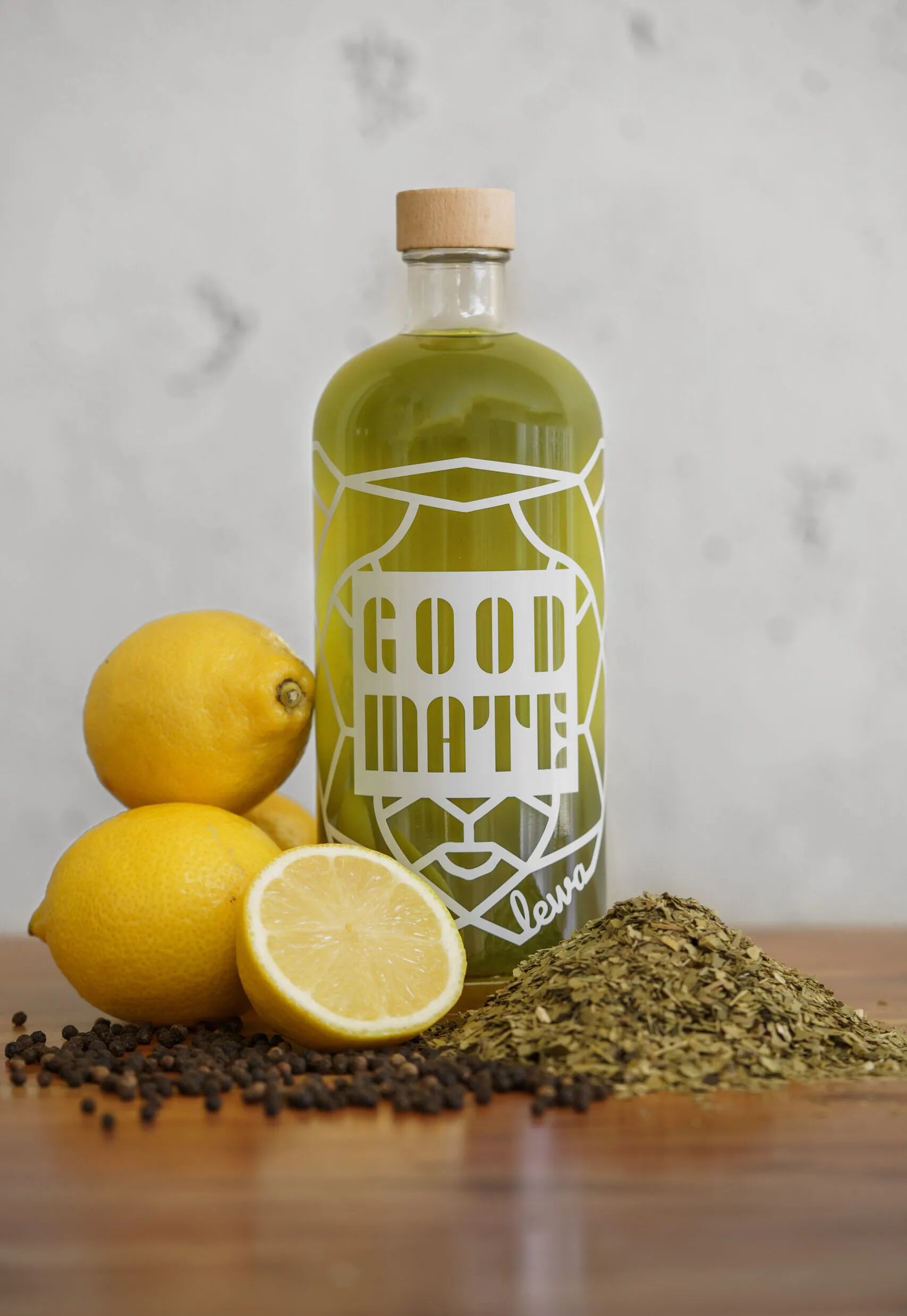 Lewa Spirits | Good Mate | Mate Likör | Beispielbild mit Zutaten