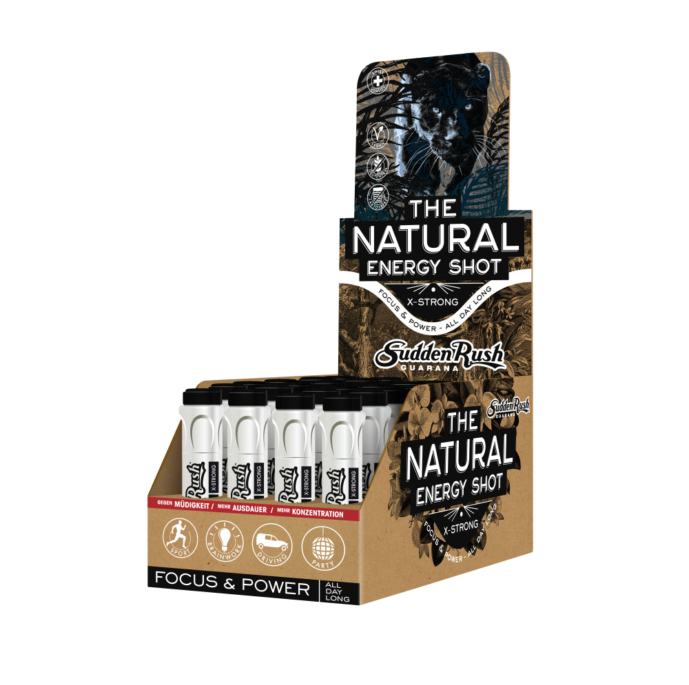 Sudden Rush Natural Energy Shot  X-Strong - 24er Display