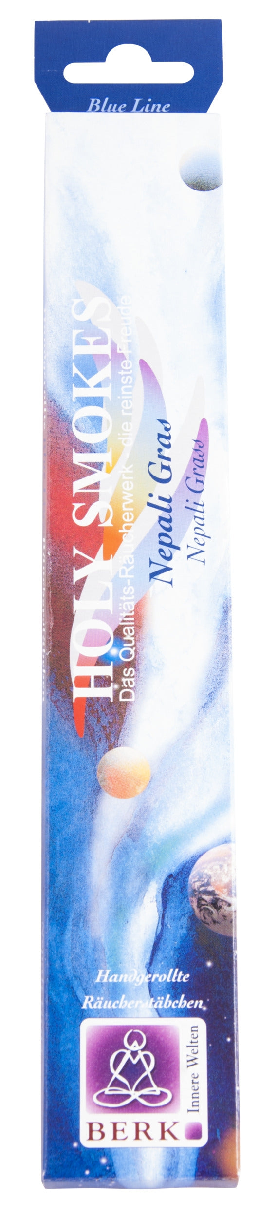 Holy Smokes | Blue Line | Nepali Gras Räucherstäbchen | 10g Packung
