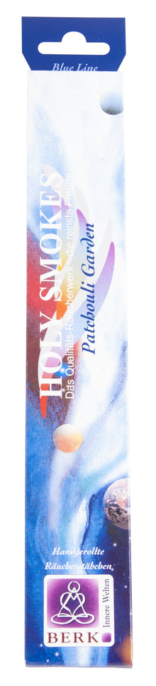 Holy Smokes | Blue Line | Patchouli Garden Räucherstäbchen | 10g Packung