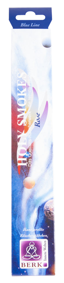 Holy Smokes | Blue Line | Rose Räucherstäbchen | 10g Packung