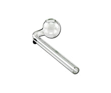 Ölpfeife Borosilikatglas gebogen | 16cm lang 