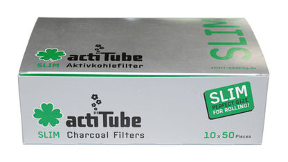 actiTube Aktivkohlefilter - Slim (50Stk.)
