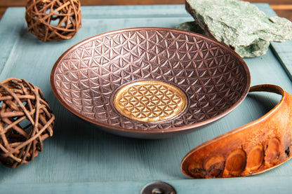 Räucherschale | Blume des Lebens | ø 19 cm