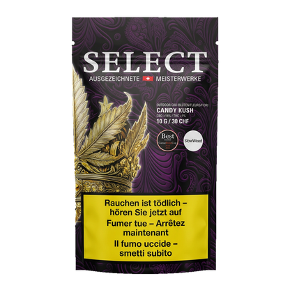 Herba Select | Candy Kush Outdoor CBD 10g Beutel Front