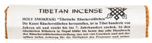 Himalaya Räucherstäbchen nach tibetischer Tradition 30g Packung