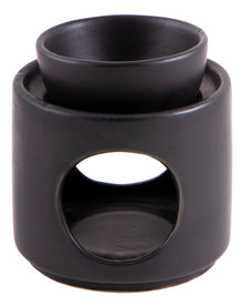 Duftlampe | Keramik schwarz