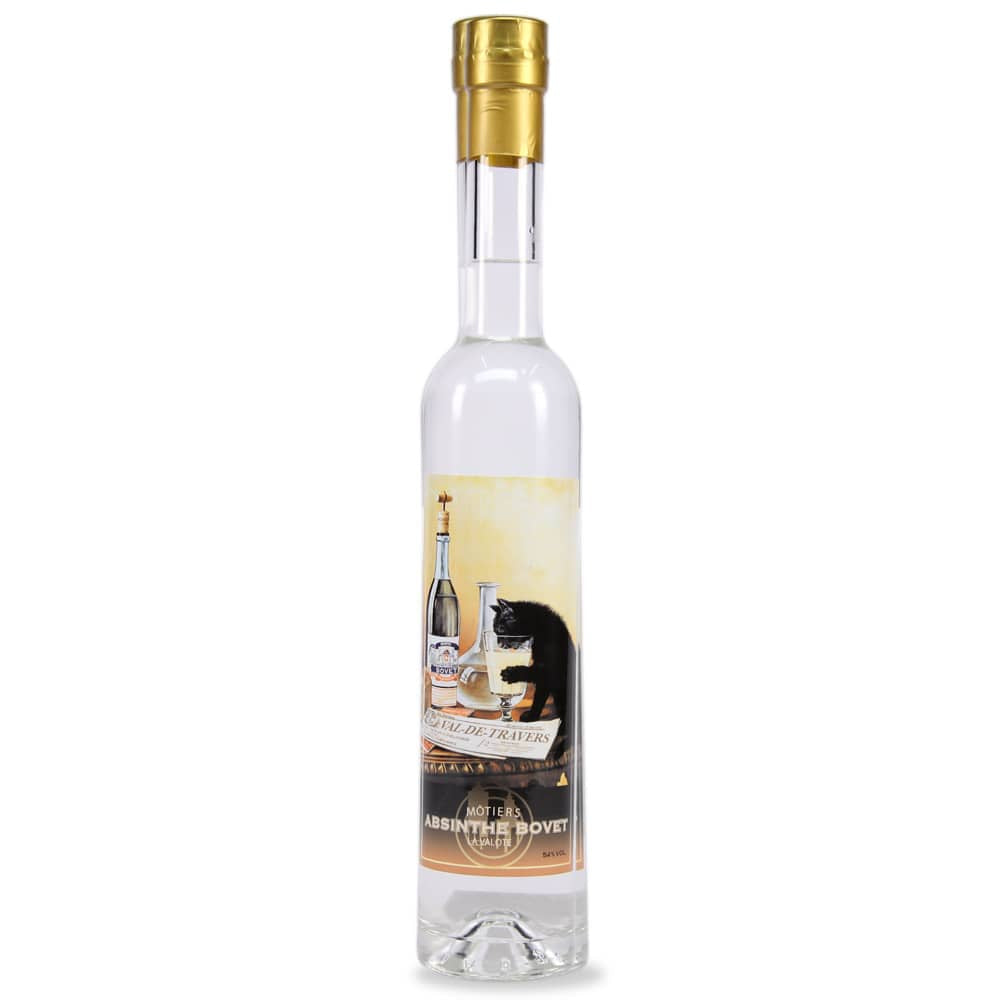 Absinthe Le Chat 50cl – traditioneller Val-de-Travers Absinthe, rund, süss, elegant mit Kräuterrezept von Willy Bovet