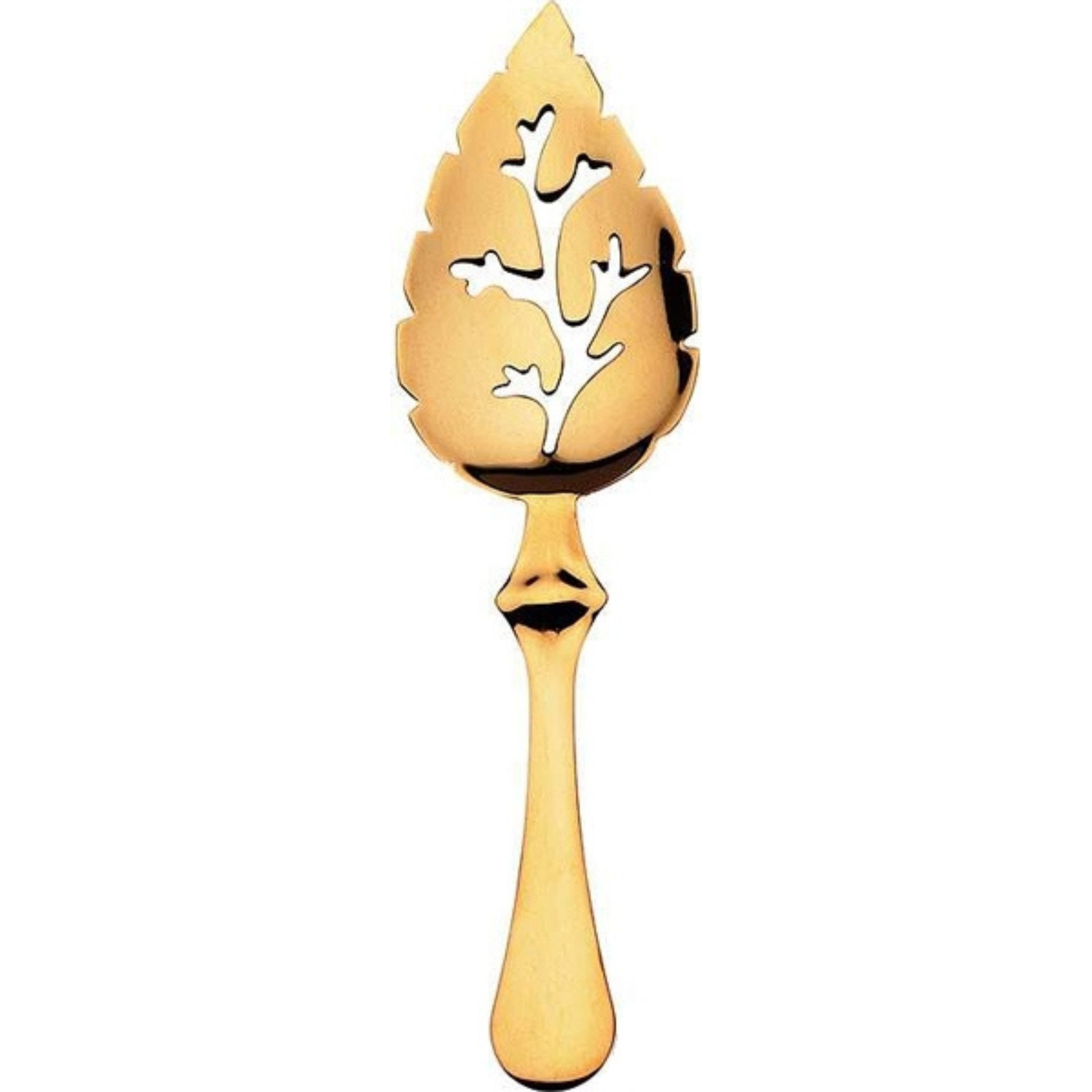 Vergoldeter Absinthelöffel Modell Branche, 17,5 cm – klassisches Utensil für die französische Zubereitung