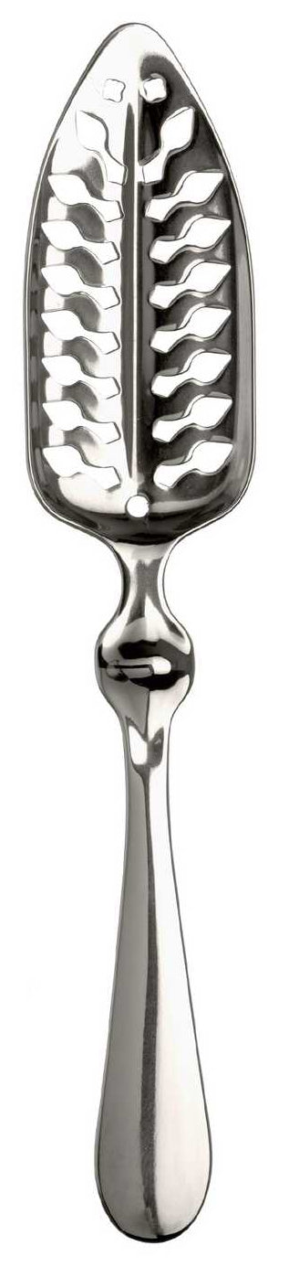 Absinthe Löffel Cuillère Flèche – verchromter, perforierter Löffel für traditionelle Zubereitung mit Zucker, 17.5 cm
