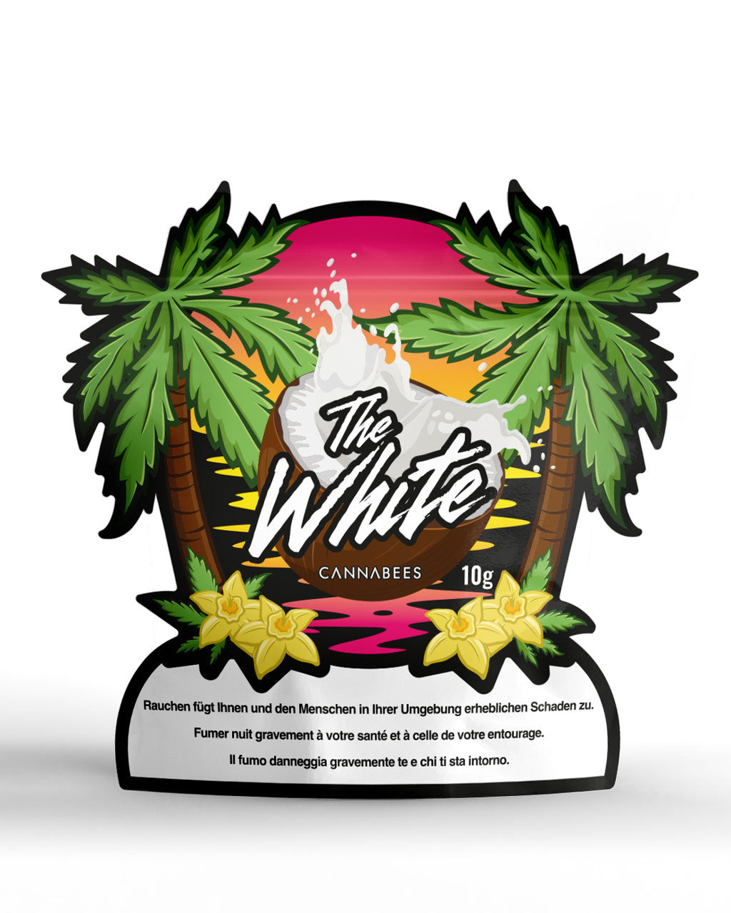 Cannabees The White Indoor CBD 10g – kompakte, harzige Blüten mit fruchtig-süssem Aroma, 17% CBD