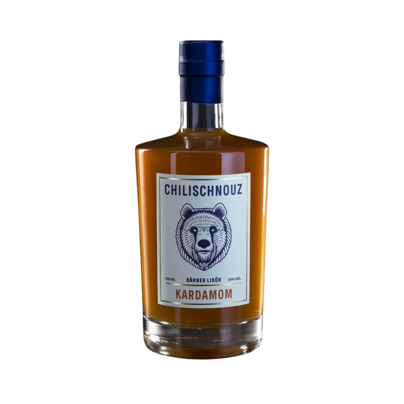 Chilischnouz Kardamom Likör 50cl – aromatischer Gewürzlikör aus Kardamom, Kubebenpfeffer und Chili, 29% vol