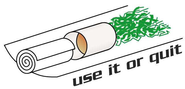 Anwendungsbild ECO‑Jilter – Filter beim Befüllen eines Papers, Fokus auf Handhabung, Papiermaterial und kompakte Filterform