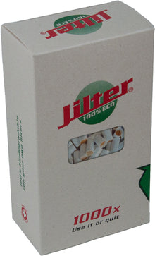 ECO‑Jilter 1000er Box – plastikfreie Jointfilter aus Papier, biologisch abbaubar, 1.2 cm Länge, 6 mm Durchmesser