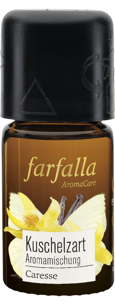 Farfalla Aromamischung Kuschelzart 5 ml – sanft‑blumiger Duft aus naturreinen ätherischen Ölen wie Iris, Vanille und Mimose