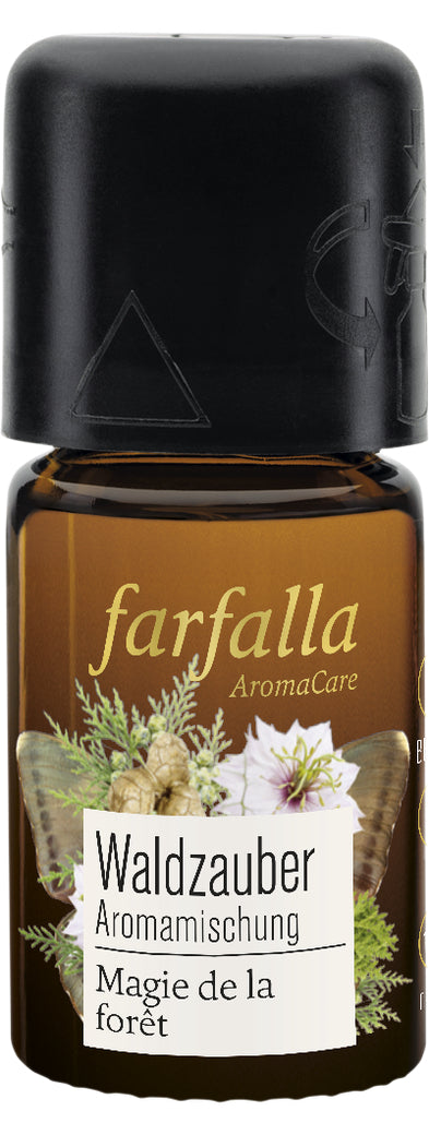Farfalla Aromamischung Waldzauber 5ml – naturreine ätherische Öle aus Nadelbäumen, beruhigend, stärkend und stimmungshebend