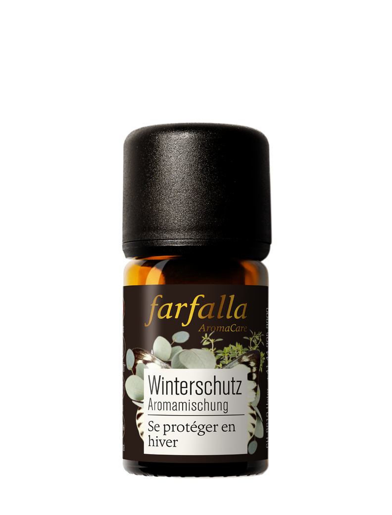 Farfalla Aromamischung Winterschutz 5ml – ätherisches Öl, frisch, für Raumbeduftung und Atemwegsfreiheit im Winter