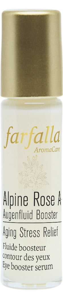 Detailbild Farfalla Augenfluid – Nahaufnahme der Roll-On Kugel, Textur und hochwertigen Inhaltsstoffe