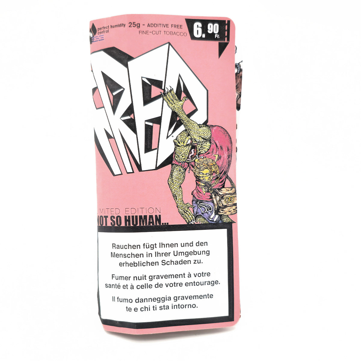 Fred Rose Special Blend Tabak 25g – Mischung aus Virginia-, Burley- und Oriental-Tabak, mit Humidity‑Pack im steinbasierten Zip‑Beutel