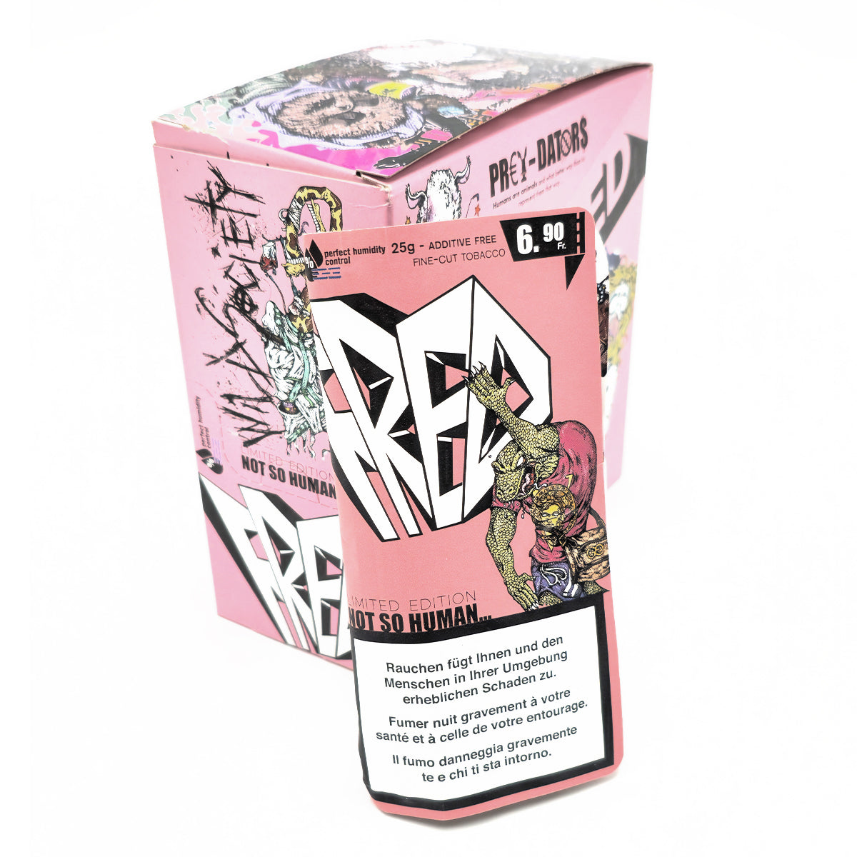 Fred Rose Special Blend – Mischung aus Virginia-, Burley- und Oriental-Tabak, mit Humidity‑Pack, 6×25g Beutel