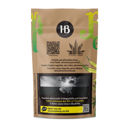 Herba di Berna | Amnesia Lemon Haze Indoor CBD | 4g Beutel Back