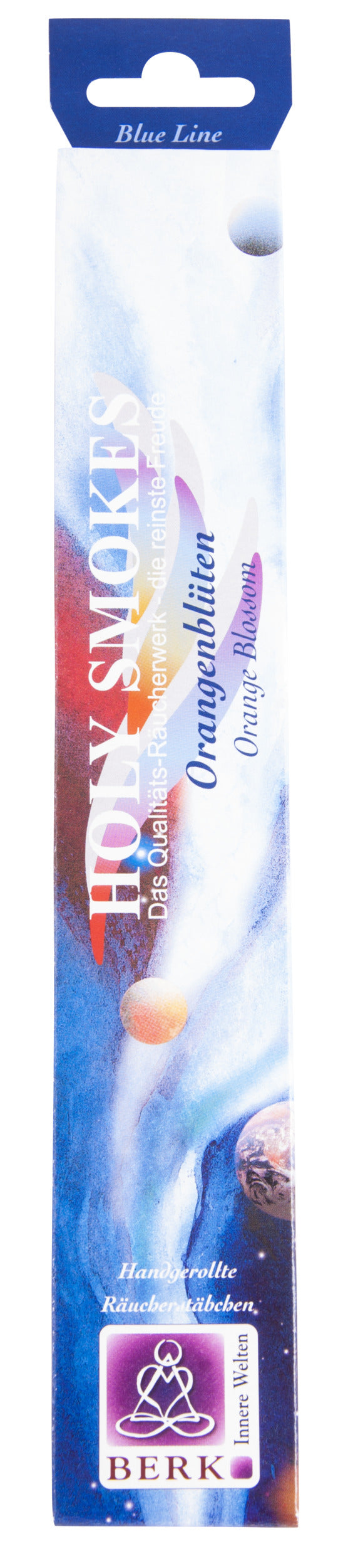 Holy Smokes Blue Line Orangenblüten Räucherstäbchen – handgerollt, sanfter Duft für Ruhe, Reinigung und Neuanfang