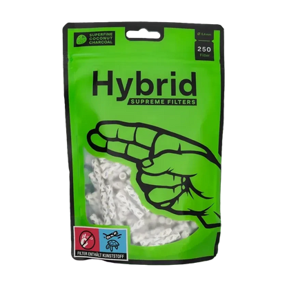 Hybrid | Aktivkohlefilter 6.4mm | 250 Stück