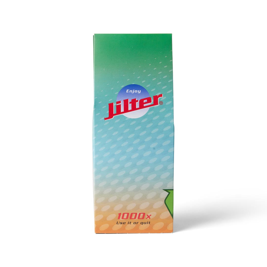 Jilter Classic 1000er Box – 1'000 Filter, reduziert Teer und Nikotin, ideal für Selbst-Dreherinnen, 6 mm Durchmesser