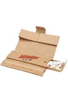 Jilter Smoke-Kit – Kombi-Pack mit ungebleichten Papers, Filtertips und Jilter in nachhaltigem Booklet für unterwegs