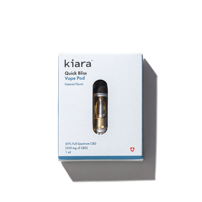 Kiara Naturals 55% CBD Patrone 1ml – Vollspektrum‑Destillat ohne Zusatzstoffe, 510‑Gewinde, CO2‑extrahiert, <0,2% THC