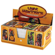 Light Warriors Filtertips – 20×35 unperforierte weisse Tips mit bedrucktem Deckblatt, Format 2.5×5.5 cm