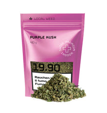 Local Weed Purple Kush Trim 40g – Indoor CBD, aromatisch süss-würzig, THC 0,9%, CBD <25%