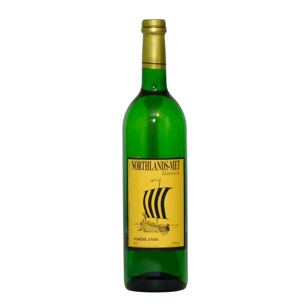 Northlands Met klassisch 75cl – milder Honigwein mit Kräuterauszügen, mittlere Süsse, 11% vol, ideal als Aperitif
